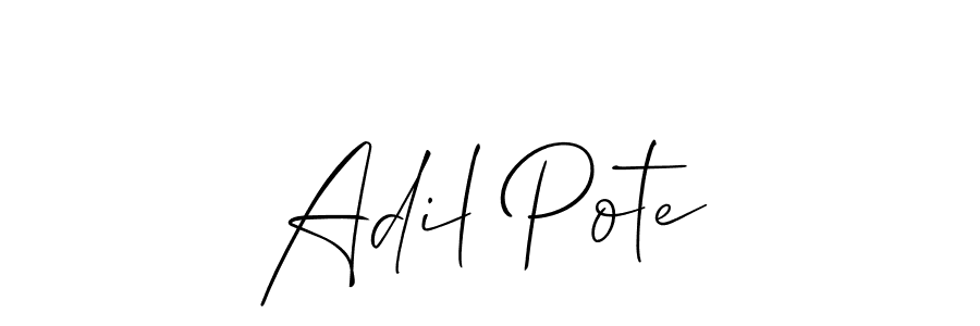 Here are the top 10 professional signature styles for the name Adil Pote. These are the best autograph styles you can use for your name. Adil Pote signature style 2 images and pictures png