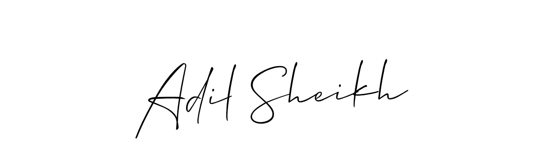 Similarly Allison_Script is the best handwritten signature design. Signature creator online .You can use it as an online autograph creator for name Adil Sheikh. Adil Sheikh signature style 2 images and pictures png