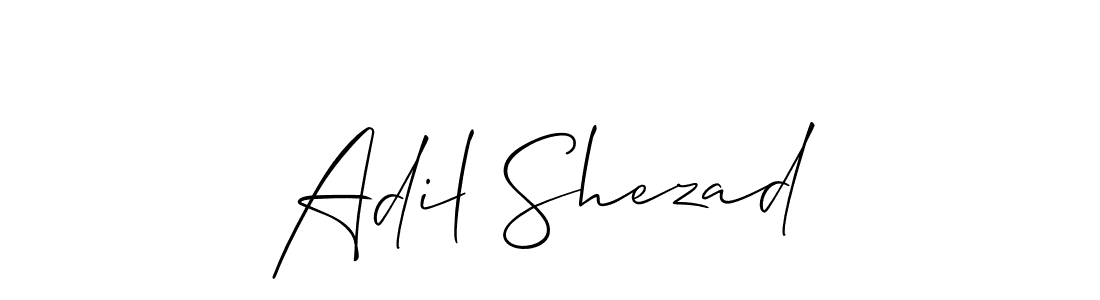 It looks lik you need a new signature style for name Adil Shezad. Design unique handwritten (Allison_Script) signature with our free signature maker in just a few clicks. Adil Shezad signature style 2 images and pictures png