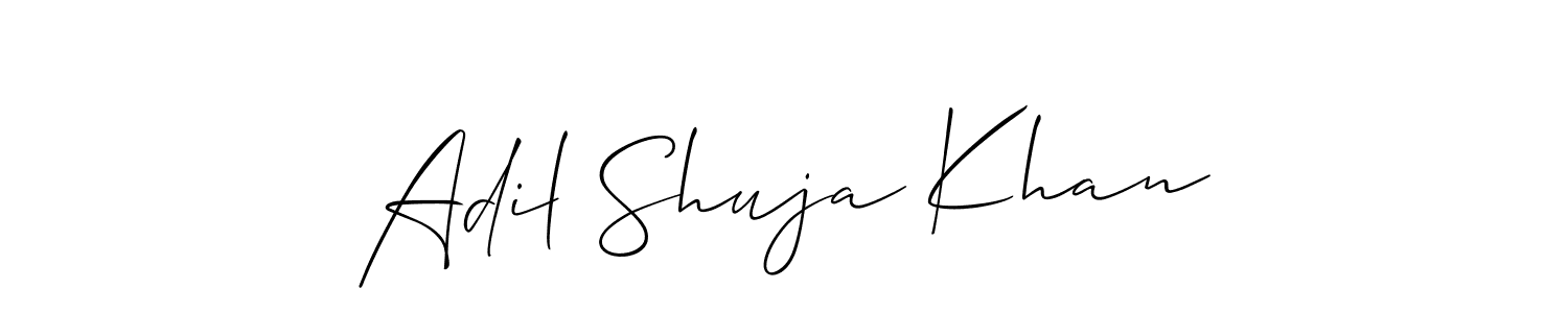 How to Draw Adil Shuja Khan signature style? Allison_Script is a latest design signature styles for name Adil Shuja Khan. Adil Shuja Khan signature style 2 images and pictures png