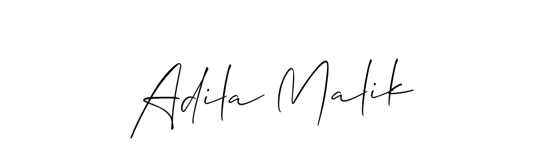 It looks lik you need a new signature style for name Adila Malik. Design unique handwritten (Allison_Script) signature with our free signature maker in just a few clicks. Adila Malik signature style 2 images and pictures png