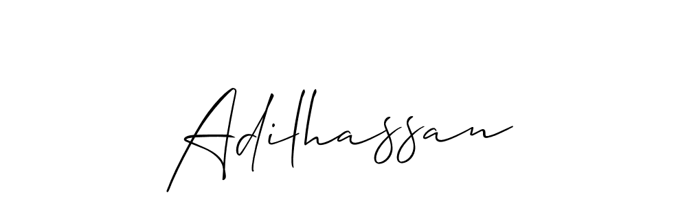 It looks lik you need a new signature style for name Adilhassan. Design unique handwritten (Allison_Script) signature with our free signature maker in just a few clicks. Adilhassan signature style 2 images and pictures png