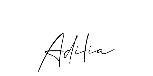 Make a beautiful signature design for name Adilia. Use this online signature maker to create a handwritten signature for free. Adilia signature style 2 images and pictures png