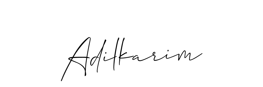 Also You can easily find your signature by using the search form. We will create Adilkarim name handwritten signature images for you free of cost using Allison_Script sign style. Adilkarim signature style 2 images and pictures png