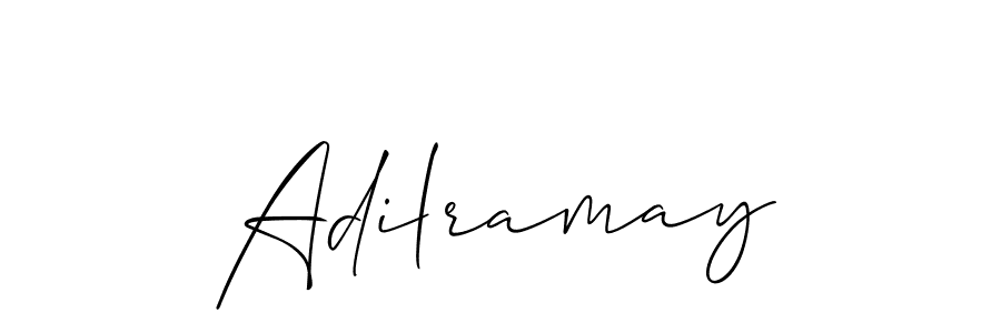 Create a beautiful signature design for name Adilramay. With this signature (Allison_Script) fonts, you can make a handwritten signature for free. Adilramay signature style 2 images and pictures png