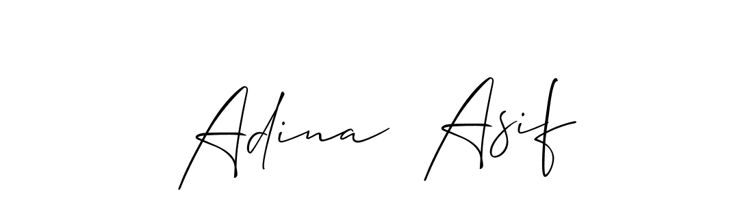 How to Draw Adina  Asif signature style? Allison_Script is a latest design signature styles for name Adina  Asif. Adina  Asif signature style 2 images and pictures png
