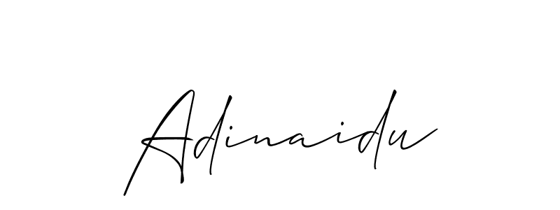 You can use this online signature creator to create a handwritten signature for the name Adinaidu. This is the best online autograph maker. Adinaidu signature style 2 images and pictures png