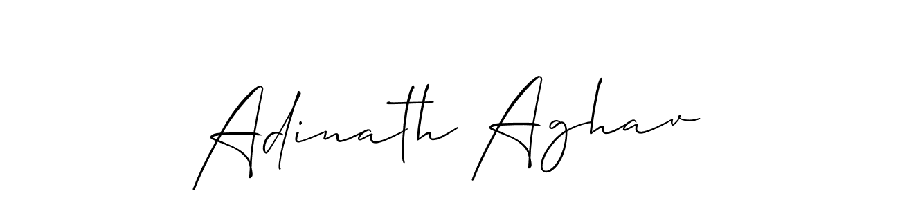 It looks lik you need a new signature style for name Adinath Aghav. Design unique handwritten (Allison_Script) signature with our free signature maker in just a few clicks. Adinath Aghav signature style 2 images and pictures png