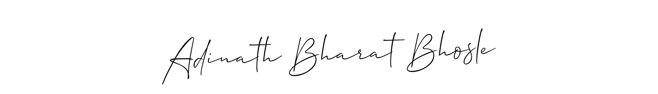 Similarly Allison_Script is the best handwritten signature design. Signature creator online .You can use it as an online autograph creator for name Adinath Bharat Bhosle. Adinath Bharat Bhosle signature style 2 images and pictures png