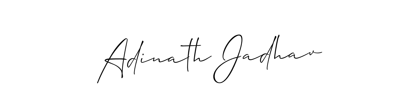 How to Draw Adinath Jadhav signature style? Allison_Script is a latest design signature styles for name Adinath Jadhav. Adinath Jadhav signature style 2 images and pictures png