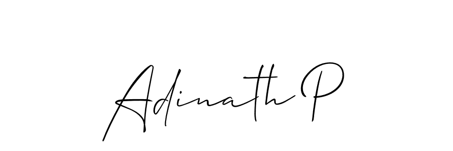 You can use this online signature creator to create a handwritten signature for the name Adinath P. This is the best online autograph maker. Adinath P signature style 2 images and pictures png