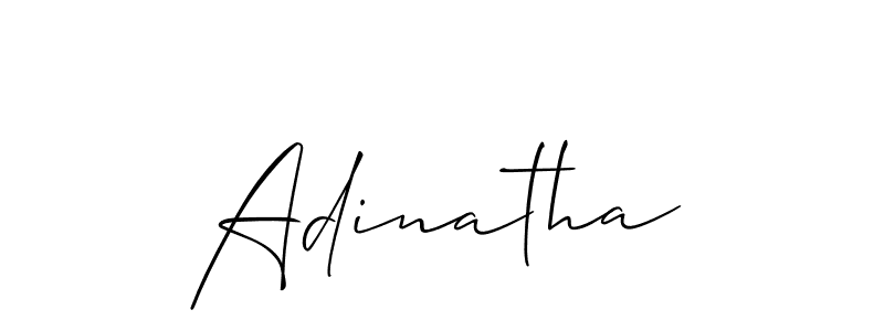 How to make Adinatha name signature. Use Allison_Script style for creating short signs online. This is the latest handwritten sign. Adinatha signature style 2 images and pictures png