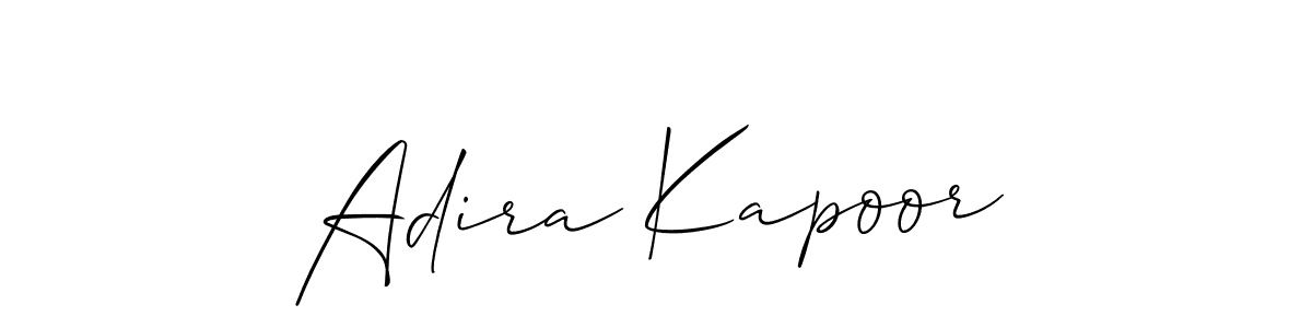 if you are searching for the best signature style for your name Adira Kapoor. so please give up your signature search. here we have designed multiple signature styles  using Allison_Script. Adira Kapoor signature style 2 images and pictures png