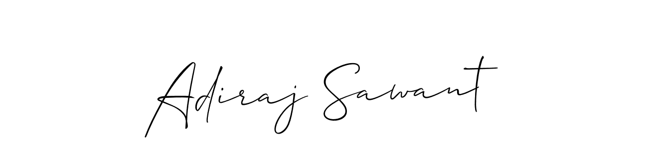 Make a beautiful signature design for name Adiraj Sawant. With this signature (Allison_Script) style, you can create a handwritten signature for free. Adiraj Sawant signature style 2 images and pictures png