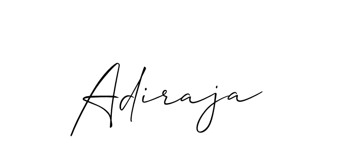 Allison_Script is a professional signature style that is perfect for those who want to add a touch of class to their signature. It is also a great choice for those who want to make their signature more unique. Get Adiraja name to fancy signature for free. Adiraja signature style 2 images and pictures png