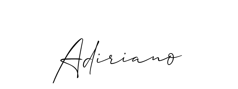 Similarly Allison_Script is the best handwritten signature design. Signature creator online .You can use it as an online autograph creator for name Adiriano. Adiriano signature style 2 images and pictures png