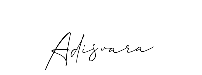 The best way (Allison_Script) to make a short signature is to pick only two or three words in your name. The name Adisvara include a total of six letters. For converting this name. Adisvara signature style 2 images and pictures png