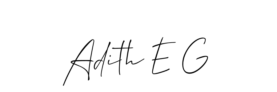 This is the best signature style for the Adith E G name. Also you like these signature font (Allison_Script). Mix name signature. Adith E G signature style 2 images and pictures png
