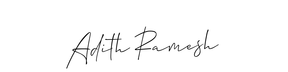 This is the best signature style for the Adith Ramesh name. Also you like these signature font (Allison_Script). Mix name signature. Adith Ramesh signature style 2 images and pictures png