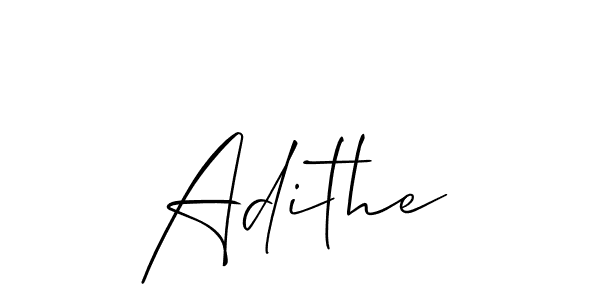 How to Draw Adithe signature style? Allison_Script is a latest design signature styles for name Adithe. Adithe signature style 2 images and pictures png