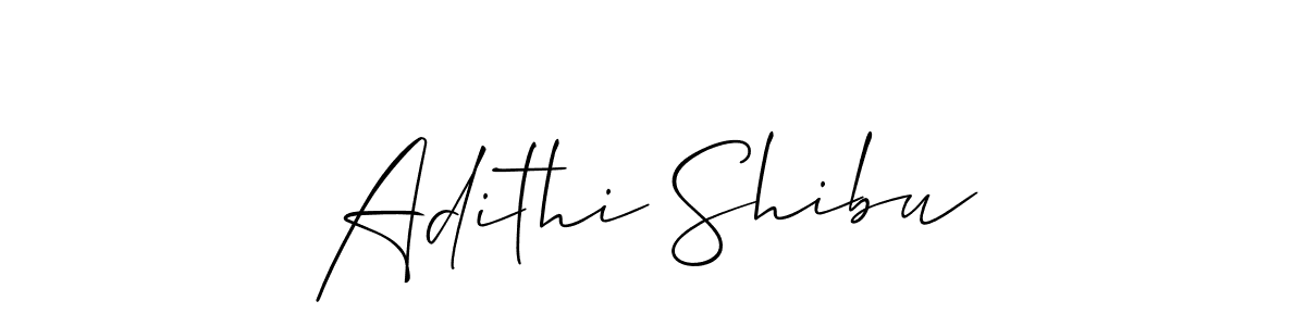 Similarly Allison_Script is the best handwritten signature design. Signature creator online .You can use it as an online autograph creator for name Adithi Shibu. Adithi Shibu signature style 2 images and pictures png