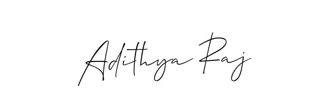 How to make Adithya Raj name signature. Use Allison_Script style for creating short signs online. This is the latest handwritten sign. Adithya Raj signature style 2 images and pictures png