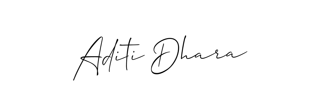 This is the best signature style for the Aditi Dhara name. Also you like these signature font (Allison_Script). Mix name signature. Aditi Dhara signature style 2 images and pictures png