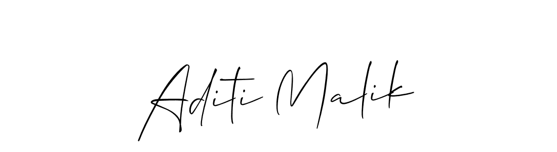 Make a beautiful signature design for name Aditi Malik. Use this online signature maker to create a handwritten signature for free. Aditi Malik signature style 2 images and pictures png