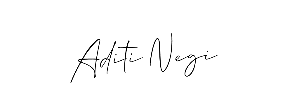 Aditi Negi stylish signature style. Best Handwritten Sign (Allison_Script) for my name. Handwritten Signature Collection Ideas for my name Aditi Negi. Aditi Negi signature style 2 images and pictures png