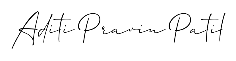 Transform the name Aditi Pravin Patil into a signature masterpiece using Allison_Script font. Ideal for photographers, artists, and creators looking for watermarks. Aditi Pravin Patil signature style 2 images and pictures png
