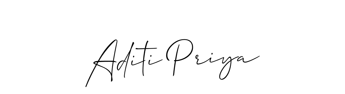 You should practise on your own different ways (Allison_Script) to write your name (Aditi Priya) in signature. don't let someone else do it for you. Aditi Priya signature style 2 images and pictures png