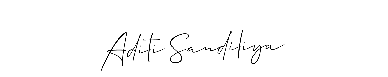 See photos of Aditi Sandiliya official signature by Spectra . Check more albums & portfolios. Read reviews & check more about Allison_Script font. Aditi Sandiliya signature style 2 images and pictures png