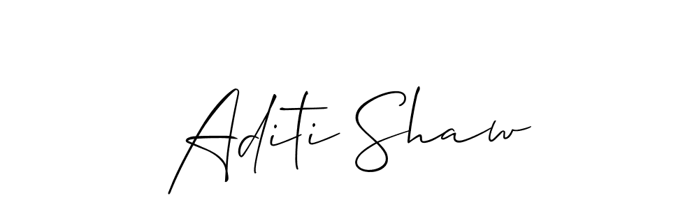 How to Draw Aditi Shaw signature style? Allison_Script is a latest design signature styles for name Aditi Shaw. Aditi Shaw signature style 2 images and pictures png