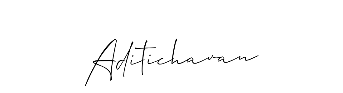 How to Draw Aditichavan signature style? Allison_Script is a latest design signature styles for name Aditichavan. Aditichavan signature style 2 images and pictures png