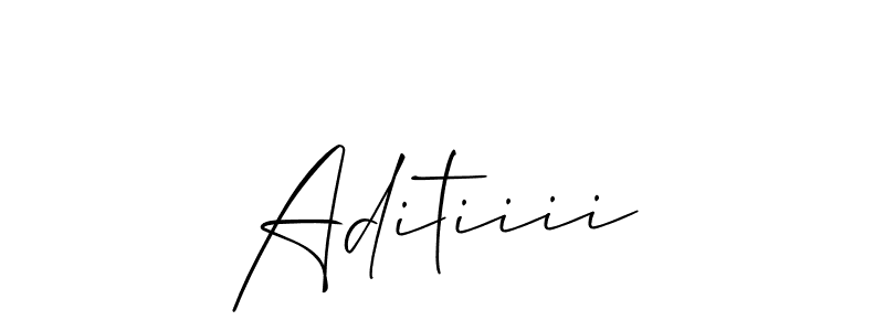 Similarly Allison_Script is the best handwritten signature design. Signature creator online .You can use it as an online autograph creator for name Aditiiii. Aditiiii signature style 2 images and pictures png