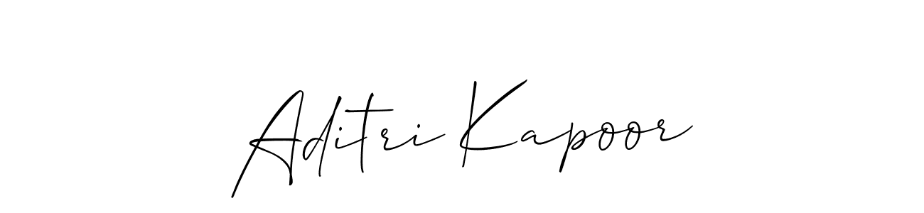 if you are searching for the best signature style for your name Aditri Kapoor. so please give up your signature search. here we have designed multiple signature styles  using Allison_Script. Aditri Kapoor signature style 2 images and pictures png