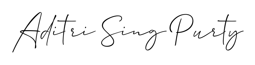 Transform the name Aditri Sing Purty into a signature masterpiece using Allison_Script font. Ideal for photographers, artists, and creators looking for watermarks. Aditri Sing Purty signature style 2 images and pictures png