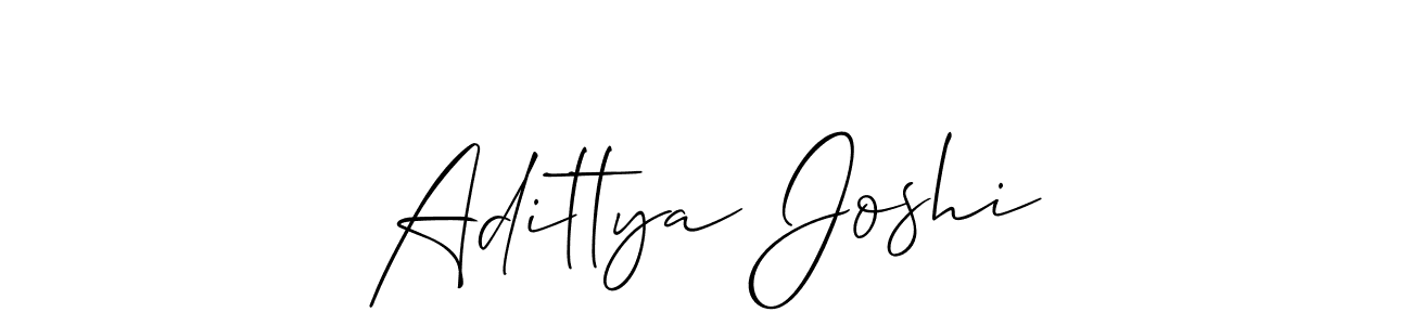 How to make Adittya Joshi name signature. Use Allison_Script style for creating short signs online. This is the latest handwritten sign. Adittya Joshi signature style 2 images and pictures png