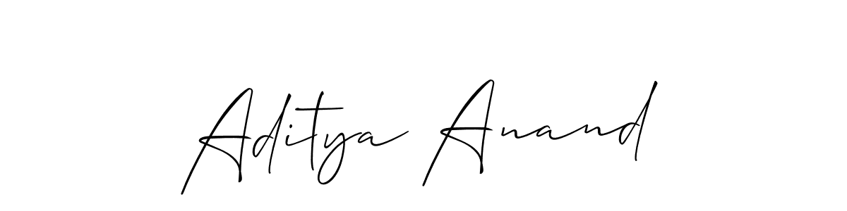 Best and Professional Signature Style for Aditya Anand. Allison_Script Best Signature Style Collection. Aditya Anand signature style 2 images and pictures png