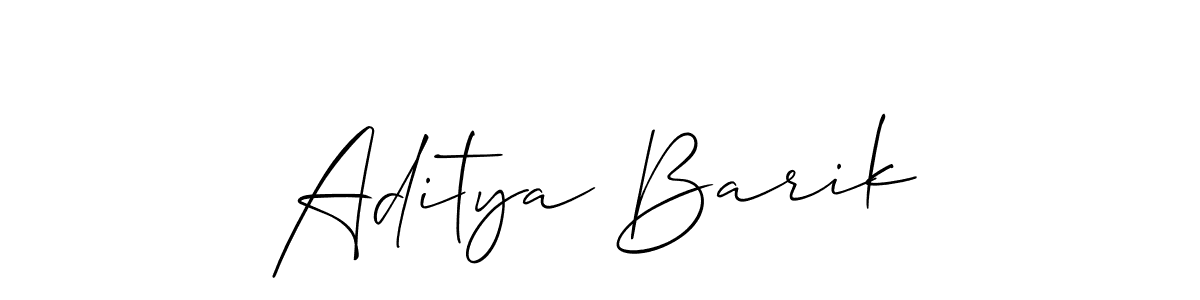 if you are searching for the best signature style for your name Aditya Barik. so please give up your signature search. here we have designed multiple signature styles  using Allison_Script. Aditya Barik signature style 2 images and pictures png