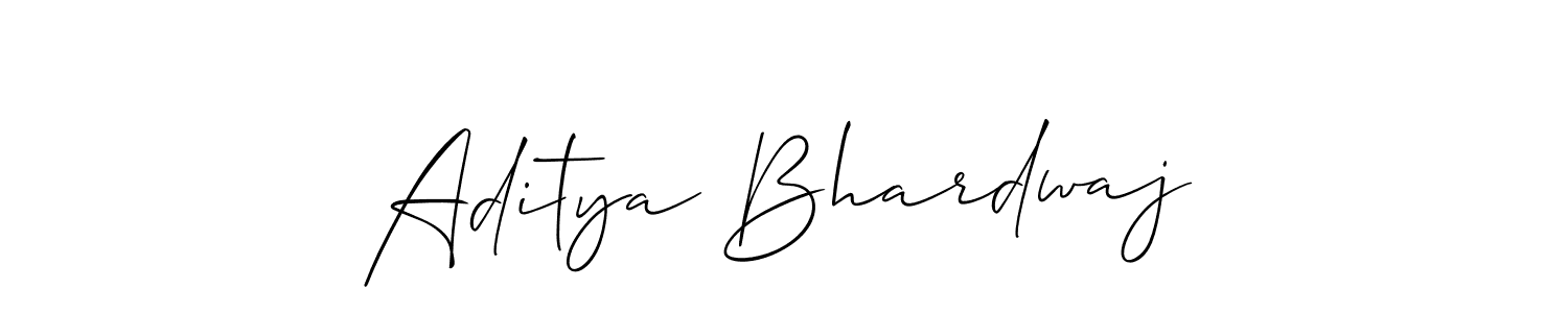 Make a beautiful signature design for name Aditya Bhardwaj. With this signature (Allison_Script) style, you can create a handwritten signature for free. Aditya Bhardwaj signature style 2 images and pictures png