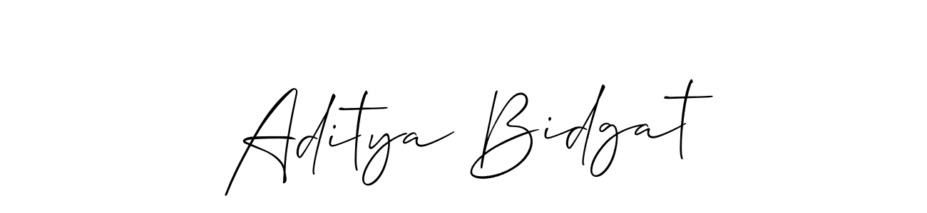 Make a beautiful signature design for name Aditya Bidgat. Use this online signature maker to create a handwritten signature for free. Aditya Bidgat signature style 2 images and pictures png