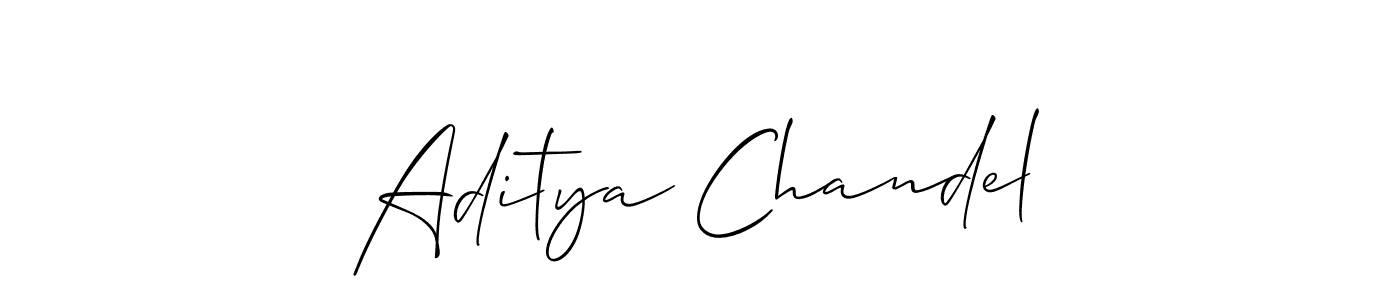 How to Draw Aditya Chandel signature style? Allison_Script is a latest design signature styles for name Aditya Chandel. Aditya Chandel signature style 2 images and pictures png