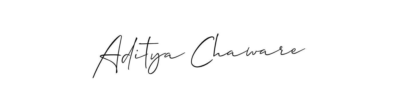 You can use this online signature creator to create a handwritten signature for the name Aditya Chaware. This is the best online autograph maker. Aditya Chaware signature style 2 images and pictures png