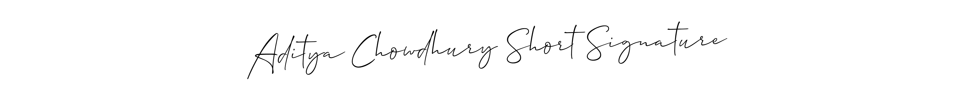 Make a beautiful signature design for name Aditya Chowdhury Short Signature. Use this online signature maker to create a handwritten signature for free. Aditya Chowdhury Short Signature signature style 2 images and pictures png