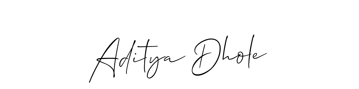 The best way (Allison_Script) to make a short signature is to pick only two or three words in your name. The name Aditya Dhole include a total of six letters. For converting this name. Aditya Dhole signature style 2 images and pictures png