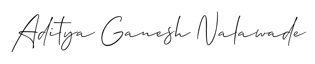 Create your official email sign-off with Aditya Ganesh Nalawade name in Allison_Script style. Crisp, clean, and perfectly legible across all screens. Aditya Ganesh Nalawade signature style 2 images and pictures png