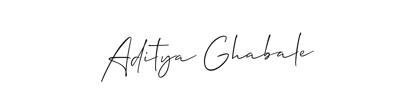 Aditya Ghabale stylish signature style. Best Handwritten Sign (Allison_Script) for my name. Handwritten Signature Collection Ideas for my name Aditya Ghabale. Aditya Ghabale signature style 2 images and pictures png