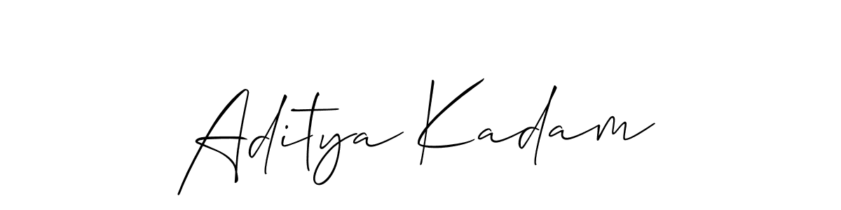 Best and Professional Signature Style for Aditya Kadam. Allison_Script Best Signature Style Collection. Aditya Kadam signature style 2 images and pictures png