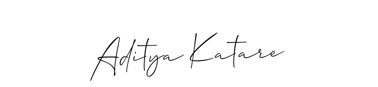 This is the best signature style for the Aditya Katare name. Also you like these signature font (Allison_Script). Mix name signature. Aditya Katare signature style 2 images and pictures png